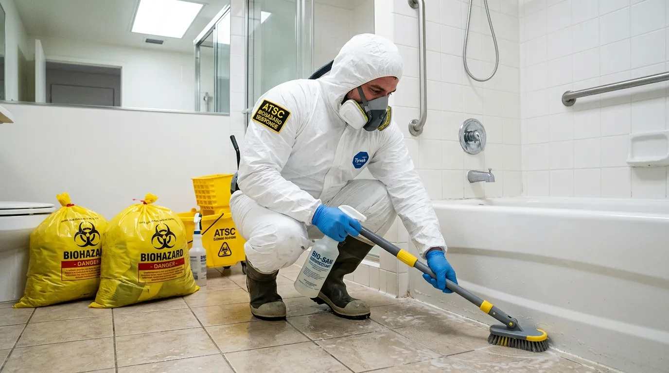 Decontamination equipment deployed for Blood Cleanup in Summit Park